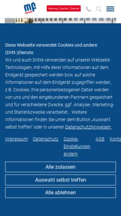 Vorschau der mobilen Webseite www.mercedoel-berlin.de, mf Mercedöl GmbH