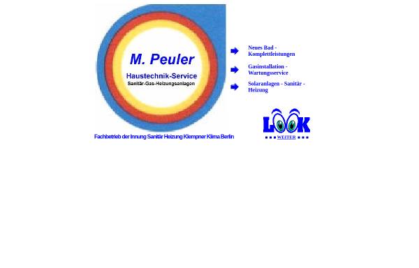 Vorschau von www.peuler.de, Peuler Haustechnik-Service