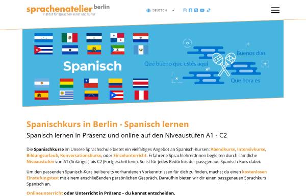 Vorschau von www.sprachenatelier-berlin.de, KAS-Spanischkurse