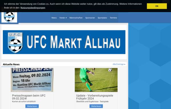 Vorschau von www.ufc-marktallhau.com, UFC Markt Allhau