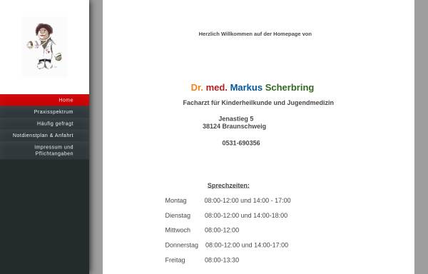Vorschau von www.kinderarzt-dr-scherbring.de, Dr.med. Markus Scherbring