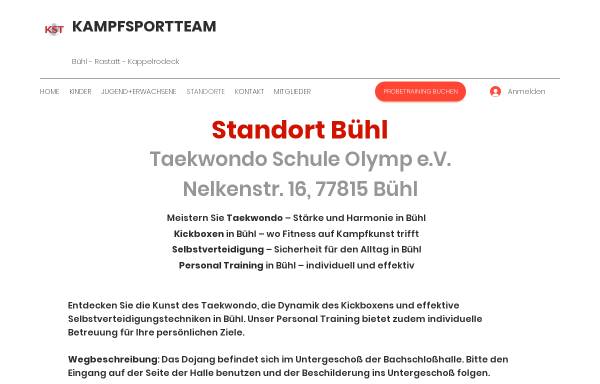 Vorschau von www.taekwondoweb.de, Taekwondoweb.de