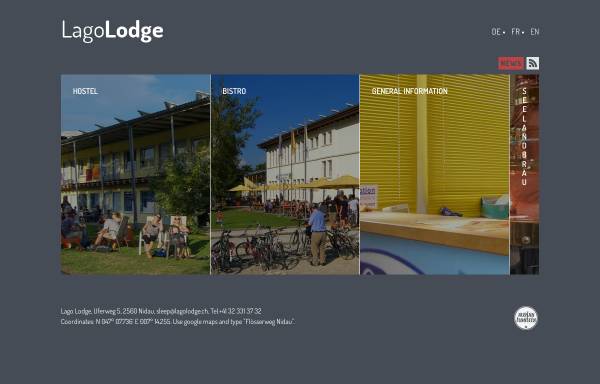 Vorschau von www.lagolodge.ch, Lago Lodge