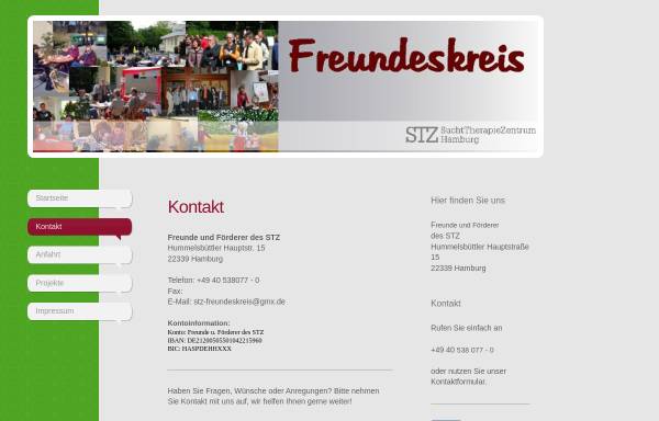 Vorschau von www.stz-freundeskreis.de, STZ Freundeskreis Hamburg