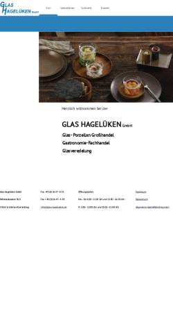 Vorschau der mobilen Webseite www.glas-hagelueken.de, Glas Hagelüken