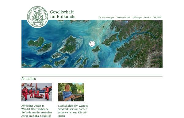 Vorschau von www.gfe-berlin.de, Gesellschaft für Erdkunde zu Berlin (GfE)