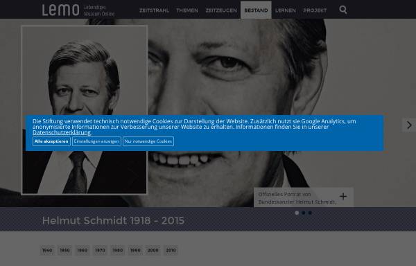 Helmut Schmidt - Deutsches Historisches Museum