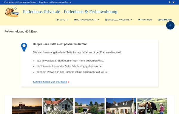Vorschau von www.ferienhaus-privat.de, Ferienhaus