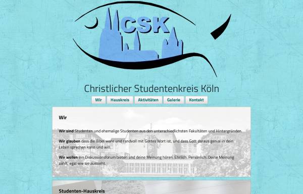 Vorschau von www.csk-aktuell.de, Christlicher Studenten Kreis