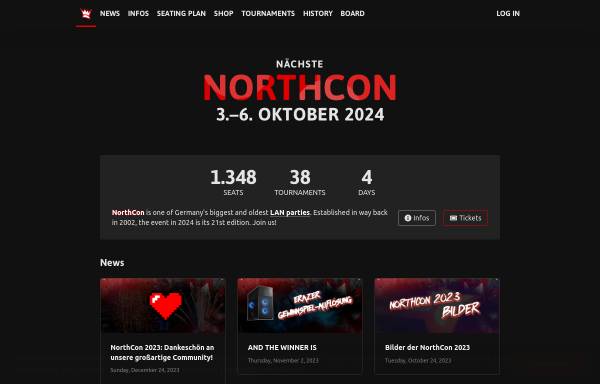 Vorschau von www.northcon.de, Northern LAN Convention