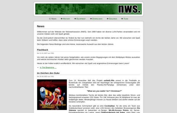 Vorschau von www.nwsnet.de, nws.NetzWerkSessions