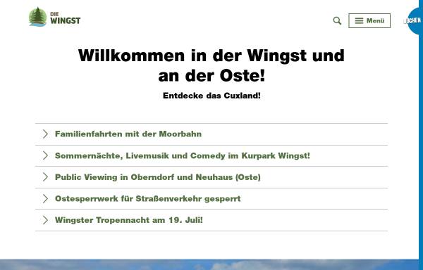 Vorschau von www.wingst.de, Luftkurort Wingst