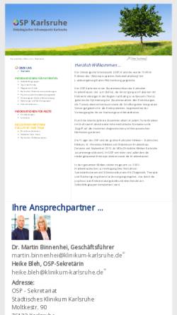 Vorschau der mobilen Webseite www.onkologischer-schwerpunkt-karlsruhe.de, Onkologischer Schwerpunkt Karlsruhe