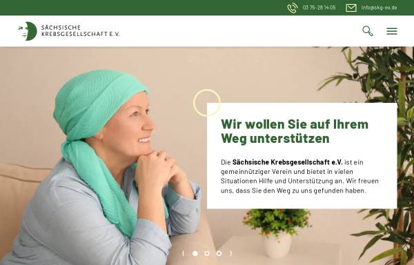 Vorschau von www.saechsische-krebsgesellschaft-ev.de, Sächsische Krebsgesellschaft