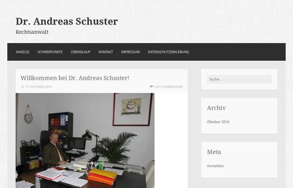 Vorschau von kanzleischuster.at, Rechtsanwalt Dr. Tupy & Dr. Schuster