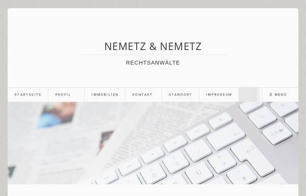 Vorschau von www.nemetz.net, Rechtsanwälte Nemetz & Nemetz