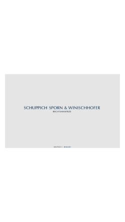 Vorschau der mobilen Webseite www.falke.at, Rechtsanwälte Schuppich - Sporn & Winischhofer