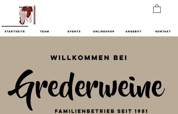 Vorschau von www.grederweine.ch, Franz Greder Weinkellerei Selzach