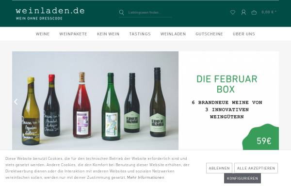 Vorschau von www.tvino.de, Hanseatisches Wein- und Sekt- Kontor GmbH