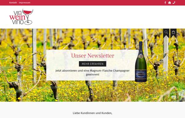 Vorschau von www.vin-wein-vino.de, Johann Bachmann Weinimport