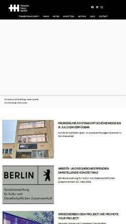 Vorschau der mobilen Webseite www.thbm.de, Theaterhaus Mitte