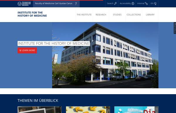 Institut für Geschichte der Medizin der Universität Dresden