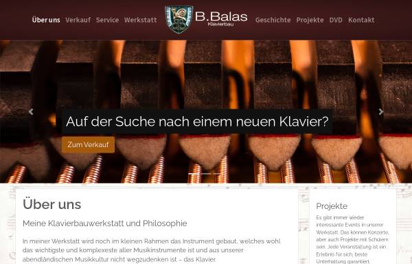 Vorschau von www.klavierbau-balas.at, Balas
