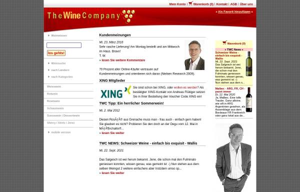 Vorschau von www.thewinecompany.ch, Titanex GmbH