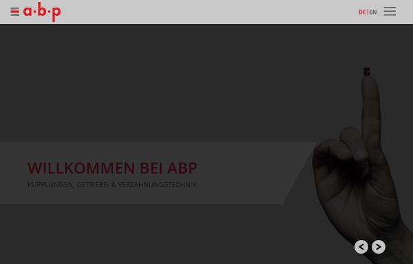 Vorschau von www.abp-antrieb.de, ABP-Antriebstechnik GmbH