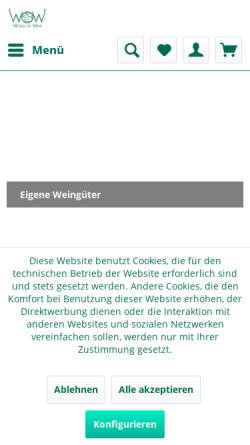 Vorschau der mobilen Webseite www.weine-per-mausklick.de, Weine-per-Mausklick.de GmbH