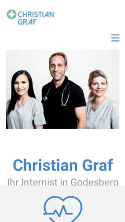 Vorschau der mobilen Webseite www.internist-graf-bonn.de, Graf & Bonn