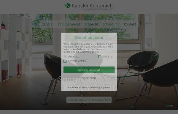 Vorschau von www.kanzlei-kentenich.de, Kentenich, Alexandra
