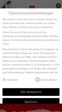 Vorschau der mobilen Webseite www.coburger-convent.de, CC