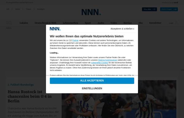 Vorschau von www.nnn.de, Norddeutsche Neueste Nachrichten