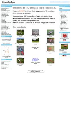 Vorschau der mobilen Webseite www.rc-tronics-topp-rippin.de, RC-Tronics-Topp-Rippin OHG