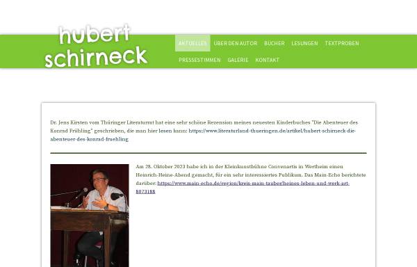 Vorschau von www.schirneck.de, Hubert Schirneck