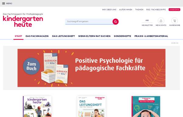 Vorschau von www.herder.de, Kindergarten Heute