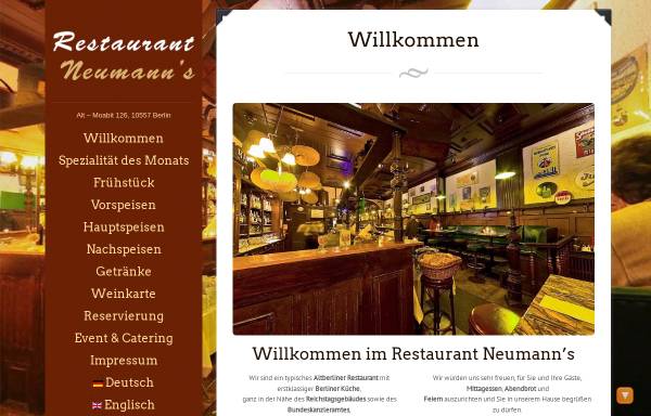 Vorschau von restaurantneumanns.de, Restaurant Neumann's