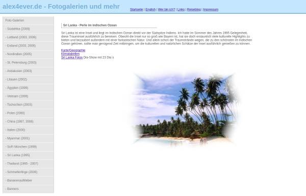 Vorschau von www.alex4ever.de, Perle im indischen Ozean [Alex Birner]