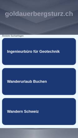 Vorschau der mobilen Webseite www.goldauerbergsturz.ch, Goldauer Bergsturz von 1806