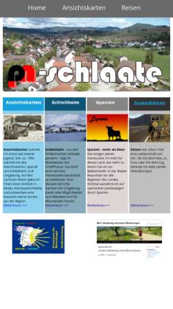Vorschau der mobilen Webseite pm-schlaate.info, Schleitheim, seine Museen und alte Ansichtskarten