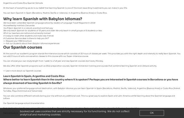 Vorschau von www.babylon-idiomas.com, Babylon Idiomas