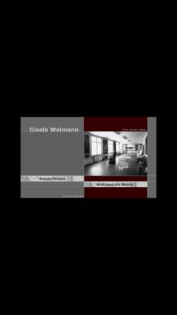 Vorschau der mobilen Webseite www.giselaweimann.de, Gisela Weimann, Oper für 4 Busse