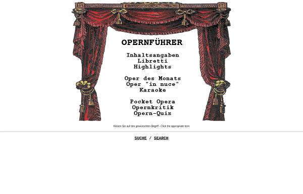 Opernführer - Oper online