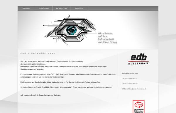 Vorschau von www.edb-electronic.de, EDB-Electronic GmbH