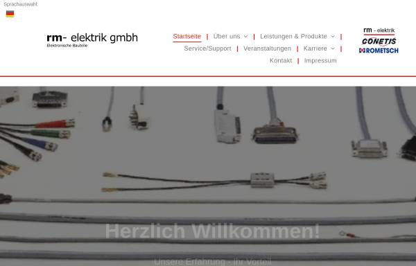 Vorschau von www.rm-elektrik.de, RM-Elektrik GmbH