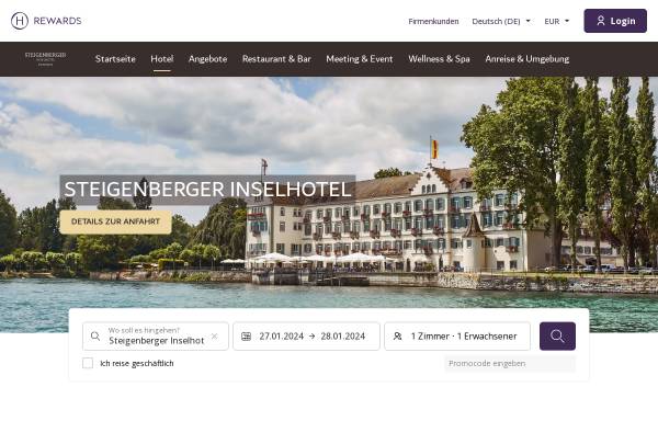 Vorschau von www.steigenberger.com, Steigenberger Inselhotel