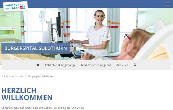 Vorschau von www.so-h.ch, Bürgerspital Solothurn
