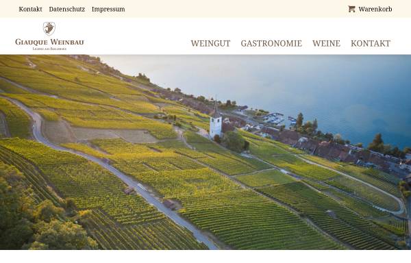 Vorschau von www.giauquewein.ch, Giauque Weinbau