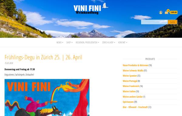 Vorschau von vinifini.ch, Vini Fini, Philipp Jullier